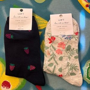 NWTs LOFT 2 pair of socks